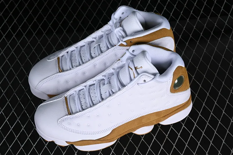 All categories Air Jordan Jordan series basketball shoes Air Jordan 13 pure original Air Jordan 13 Retro "Wheat" AJ13 Joe 13 wheat brown real carbon real cat eye 414571-171
